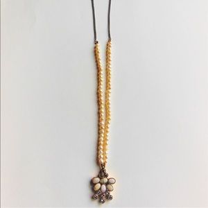 Opal and Pearl Necklace